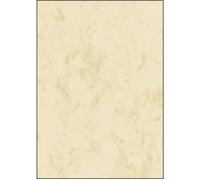 Sigel Papier marbré DP372 DIN A4 beige 90 g/m² 100 feuilles