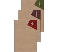 SIGEL Dp400 Papier à Motif de Noël "Cut-out Style", 100 G/M², A4, 25 Feuilles