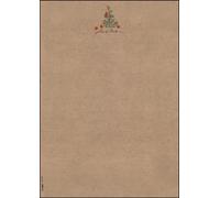 SIGEL DP415 Christmas writing paper "Christmas with apples", craft paper, 100 gs