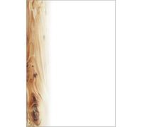 SIGEL DP684 Papier à motif - bois de chêne - brun - 90 g/m² - A5-100 feuille/s
