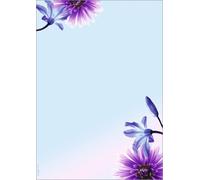 SIGEL DP903 Papier à motifs, Blue Emotion, A4, 90 g/m², 50 feuilles