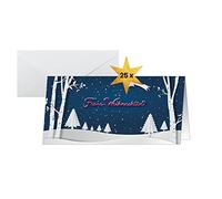 SIGEL DS087 Cartes de Noël "Pop-up winter landscape", DL, 25 cartes y compris enveloppes, facile à imprimer
