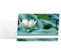 SIGEL DS103 Sympathy Cards A6 Landscape Set of 10 with Envelope Ideal for Printi