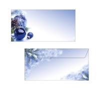 SIGEL DU036 Christmas envelopes "Blue Harmony", DL, without window, 90 gsm, 50 P