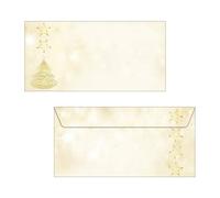 SIGEL DU083 Enveloppes de Noël, Graceful Christmas, DIN long (110x220 mm), 90 g/m², 50 enveloppes