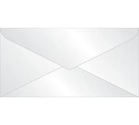 SIGEL Du130 Enveloppes, Format Dl (11 X 22 cm), 25 Pièces, Transparent