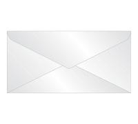 SIGEL DU130 Enveloppes, transparent, DIN long (110x220 mm), 90 g/m², 25 enveloppes