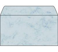 SIGEL DU170 Enveloppes, Marbre bleu, DIN long (110x220 mm), 90 g/m², 50 enveloppes