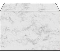 Sigel Enveloppes DU202 C5 90 g/m² gommées motif marbre gris clair 25 pièces