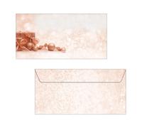 SIGEL DU231 Christmas envelopes "Golden Dream", DL, without window, 90 gsm, 50 P