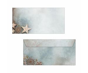 SIGEL DU430 Enveloppe de Noël "Glamorous Christmas", gommées, DL, 50 enveloppes