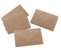SIGEL DU700 Lot de 24 Enveloppes, en papier kraft, sans fenêtre, C6 (11.4 x 16.2 cm)