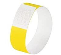 SIGEL Bracelets d'identification et de contrôle personnalisables Eb213 120 25,5 x 2,5 cm Jaune fluo