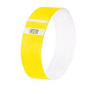 SIGEL Eb223 520 Bracelets d'Identification et de Contrôle, Super Soft, 25,5 X 2,5 cm, Jaune Fluo