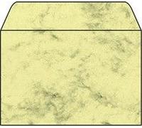 sigel Enveloppe, C6, 90 g/m2, gommé, design marbre beige G