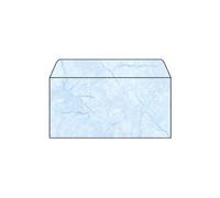 sigel - enveloppe, long, 90 g/m2, gommé, bleu granit, pqt 50