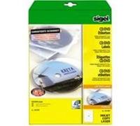 sigel - Etiquettes pour CD/DVD, blanc, opaque, ClassicSize , sur 50F A4 Blanc G