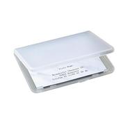 SIGEL Etui à cartes de visite 10 x 7 cm | VA140, pour 15 cartes format 8,9 x 5,7 cm, mat et transparent