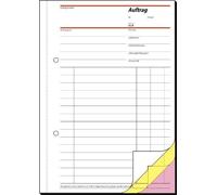 Sigel Formularbuch "Auftrag", A5, 3 X 40 Blatt, Sd