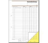 Sigel Formularbuch "Kassenabrechnung", A4, 2 X 40 Blatt, Sd