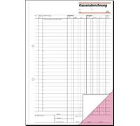 Sigel Formularbuch "Kassenabrechnung", A4, 2 X 50 Blatt