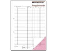 Sigel Formularbuch "Kassenabrechnung", A4, 2 X 50 Blatt