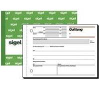 Sigel Formularbuch "Quittung", Mit Mwst.-Nachweis, A6 Quer