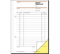 Sigel Formularbuch "Rapport/Regiebericht", A5, Sd
