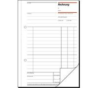 Sigel Formularbuch "Rechnung", A5, 2 X 50 Blatt, Blaupapier