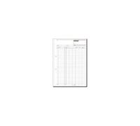 sigel Formularbuch "Stundenerfassung", A6 quer, 50 Blatt