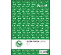 SIGEL GE515 Bloc-notes de conversation A5 50 feuilles