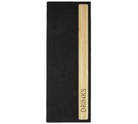 SIGEL GM220 Porte-boisson Bambus avec 2 pochettes transparentes doubles pour 8 pages Reliure caoutchouc 1/2 A4 Gris foncé/beige
