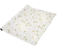 SIGEL GP115 Papier cadeau de Noël, Dancing Stars, avec impression dorée, 5 m x 70 cm, 80 g/m²