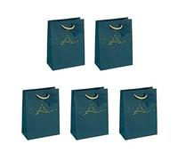 SIGEL GT035 SAC CADEAU PETIT, BLEU PÉTROLE, 17 X 23 CM GT035-5