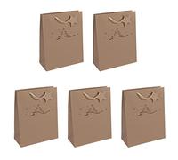 SIGEL GT037 Sac cadeau grand, brun, 26 x 33 cm