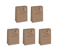 Sigel Sac cadeau GT038 petit brun 17 x 23 cm