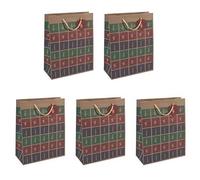 SIGEL GT043 SAC CADEAU GRAND, VERT, ROUGE, VIOLET, 26 X 33 CM GT043-5