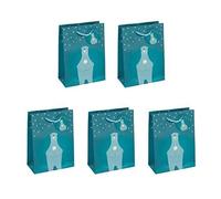 SIGEL GT053 SAC CADEAU PETIT, BLEU PÉTROLE, 17 X 23 CM GT053-5