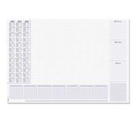 Sigel H6355 Sous-main planning hebdomadaire 2026, 2027, 2028 blanc (l x H) 59.5