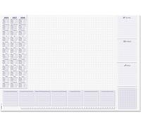 Sigel Sous-main H6355 – planning hebdomadaire blanc 59,5 x 41 cm
