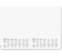 Sigel H6501 Sous-main 2026, 2027 linéature de trame à points (quadrillage à points) blanc (l x H) 42 mm x 297 mm 30 feuille(s) 1 pc(s)