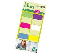 Sigel Marquage adhésif HN203 vert, jaune, rose, bleu, violet, blanc