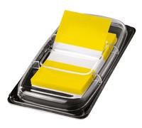 SIGEL HN490 Index repositionnables / Z-marker, film, Color-Tip, jaune, 43x25 mm, 50 bandes
