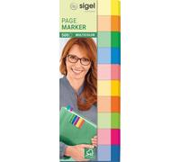 SIGEL HN682 Page Marker Multicolor - 50 x 15 mm, assortis, 10x 50 bandes