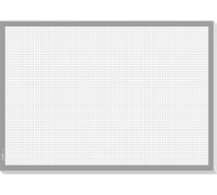 Sigel HO265 Sous-main quadrillé blanc, gris (l x H) 42 cm x 29.70 cm 30 feuille(s) 1 pc(s) HO265