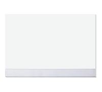Sigel Sous-main HO280 A2 59,5 x 41 cm blanc uni, barre plastique transparente, 30 feuilles