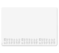 SIGEL HO301 Sous-main en papier, calendriers sur 3 ans et semainier, coins arrondis, A2 (59.5 x 41 cm), blanc et gris, 30 feuilles