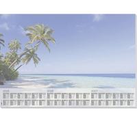 Sigel HO470 Sous-main Plage calendrier 3 ans multicolore (l x H) 595 mm x 410 mm