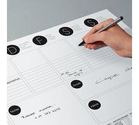 Sigel Ho506 Sous-Main Block Papier Avec Calendrier Sur 2 Ans 30 Feuilles 42 X 29,7 Cm