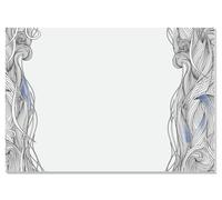 SIGEL HO570 Paper Desk Pad, with motifs for coloring, A2 (59.5 x 41 cm) design r